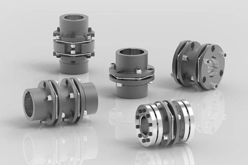 TND Steel Disc Couplings with Updated Design Offer Backlash-Free Operation in Drive Applications
